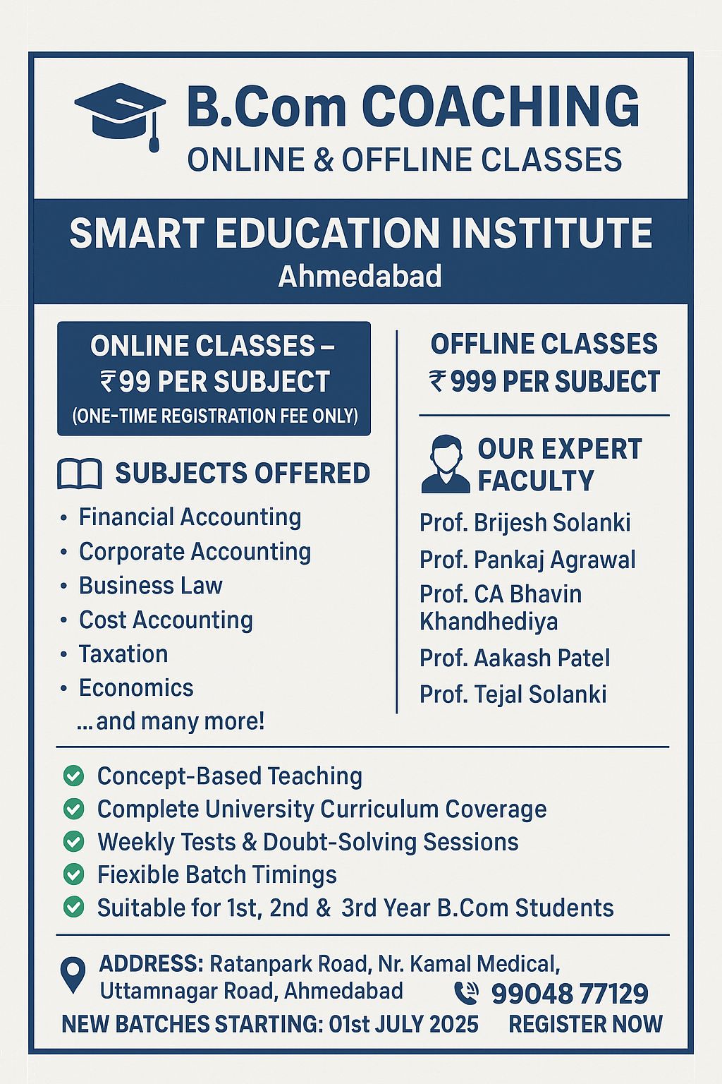 B.Com Flyer
